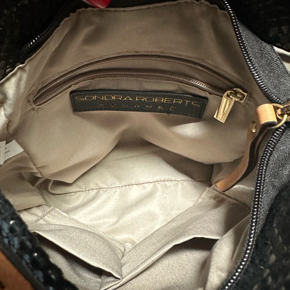 Sandra Roberts Squared Shoulder Bag - image 5